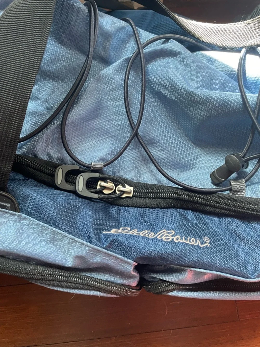 Eddie Bauer Blue Travel Duffel with Multiple Compartments